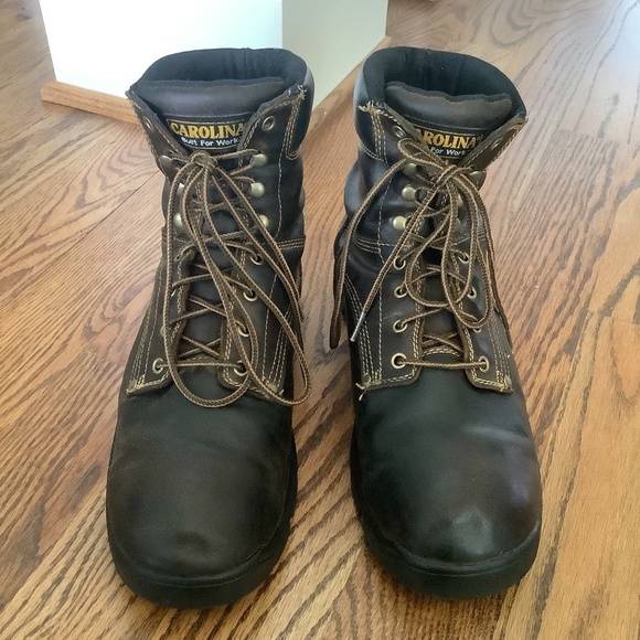 Carolina Men's Rugged Leather Work Boot Size 12 - Picture 11 of 16